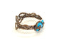 bright-blue-fused-glass-copper-wire-wrapped-bracelet-nymph-in-the-woods-jewelry