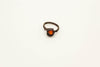 copper-wire-wrapped-ring-orange-fused-glass-nymph-in-the-woods