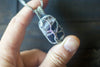 Sterling Silver Tree of Life Pendant with Black and White Fused Glass