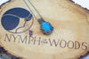 bright-blue-fused-glass-pendant-sterling-silver-wire-wrapped-nymph-in-the-woods-jewelry