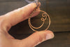 Circular Copper Wire Wrapped Pendant