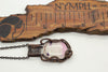 streaked-pink-purple-cream-fused-glass-pendant-copper-wire-wrapping-nymph-in-the-woods-jewelry