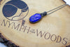 blue-fused-glass-pendant-sterling-silver-wire-wrapping-nymph-in-the-woods-jewelry
