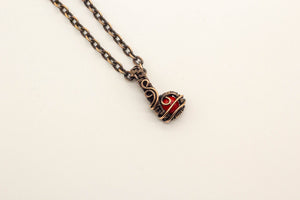 red-fused-glass-mini-pendant-copper-wire-wrapping-nymph-in-the-woods-jewelry