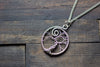 Sterling Silver Circular Tree of Life Pendant