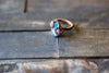 Shades of Blue and Green Copper Ring