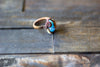 Shades of Blue and Green Copper Ring