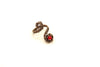 bright-red-fused-glass-copper-adjustable-ring-nymph-in-the-woods-jewelry