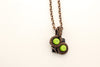 bright-green-black-fused-glass-mini-pendant-copper-wire-wrapping-nymph-in-the-woods-jewelry