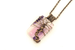 copper-tree-of-life-pink-purple-fused-glass-pendant-nymph-in-the-woods-jewelry