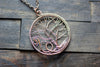 Circular Tree of Life Copper Pendant