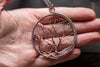 Circular Tree of Life Copper Pendant